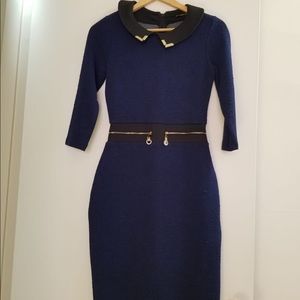 Modesty navy dress